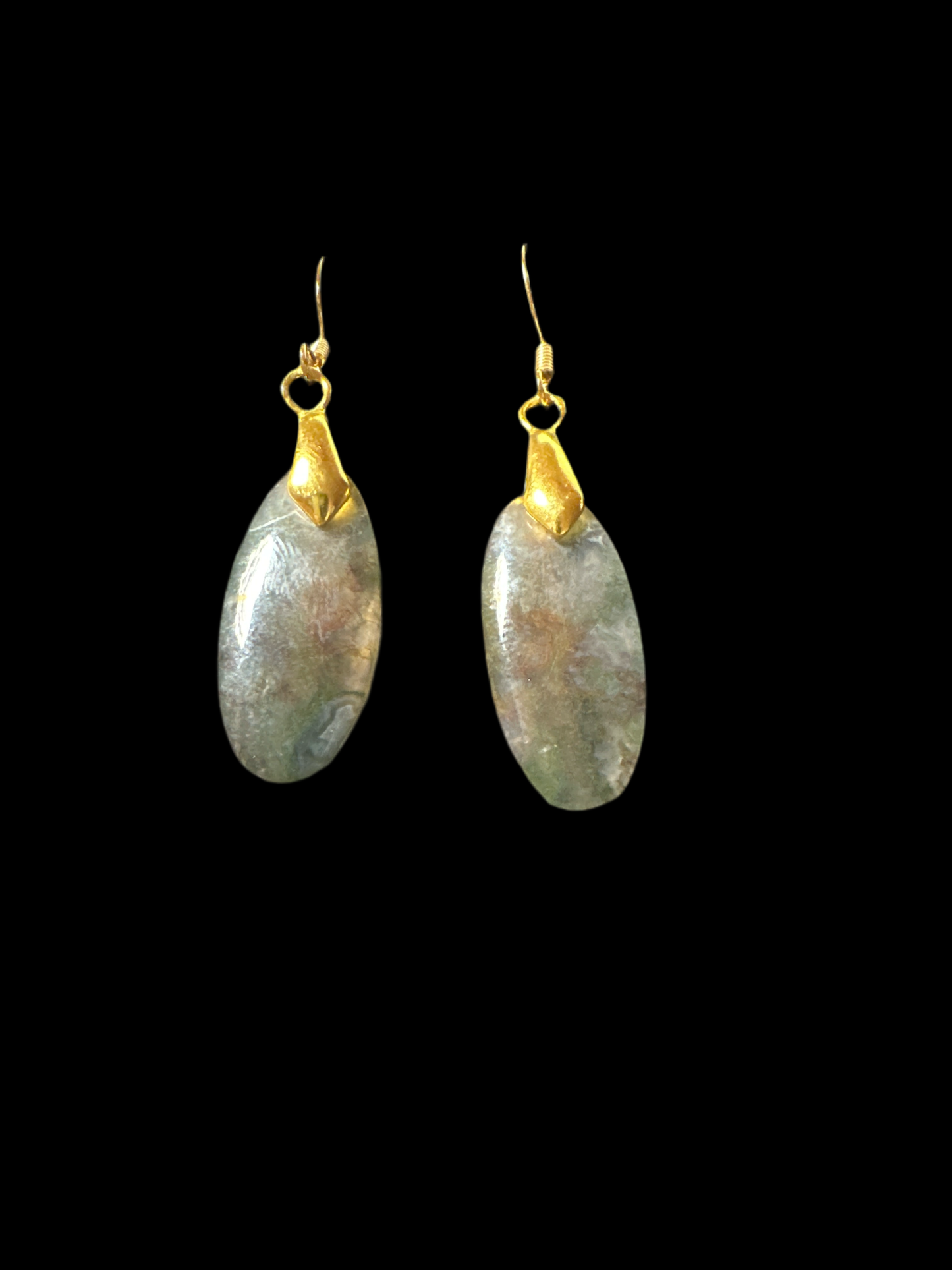 Moss Agate & Gold