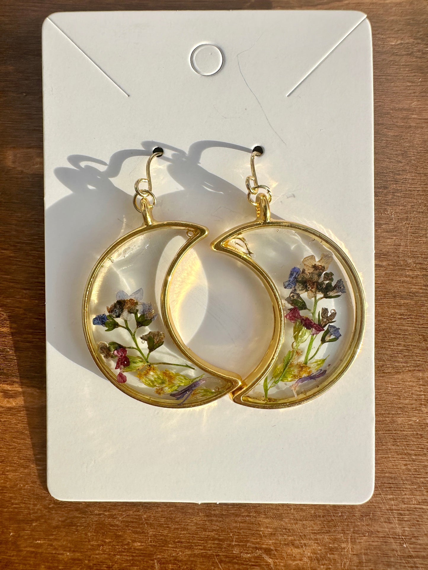 Gold Moon Earrings