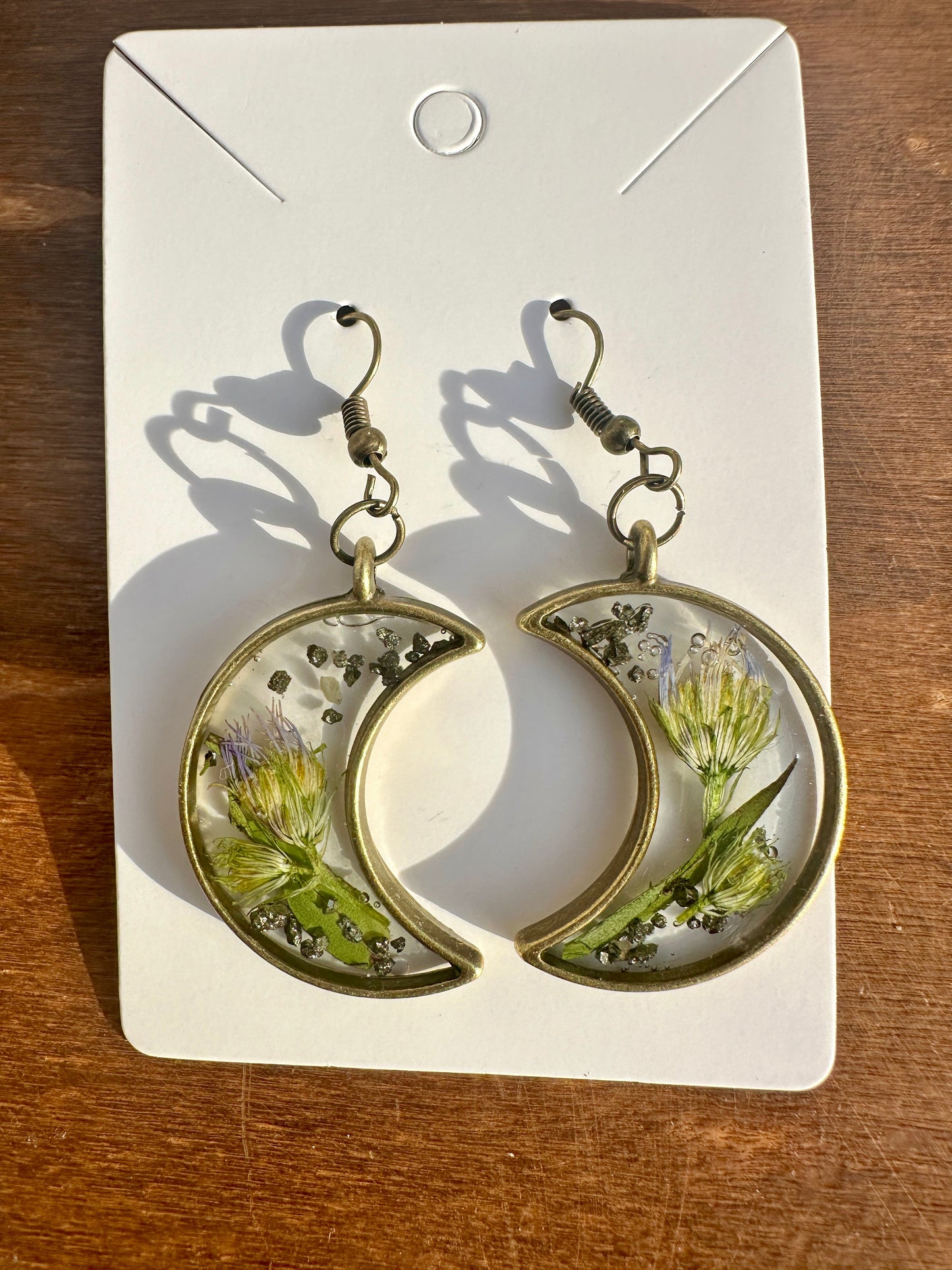 Bronze Moon Earrings