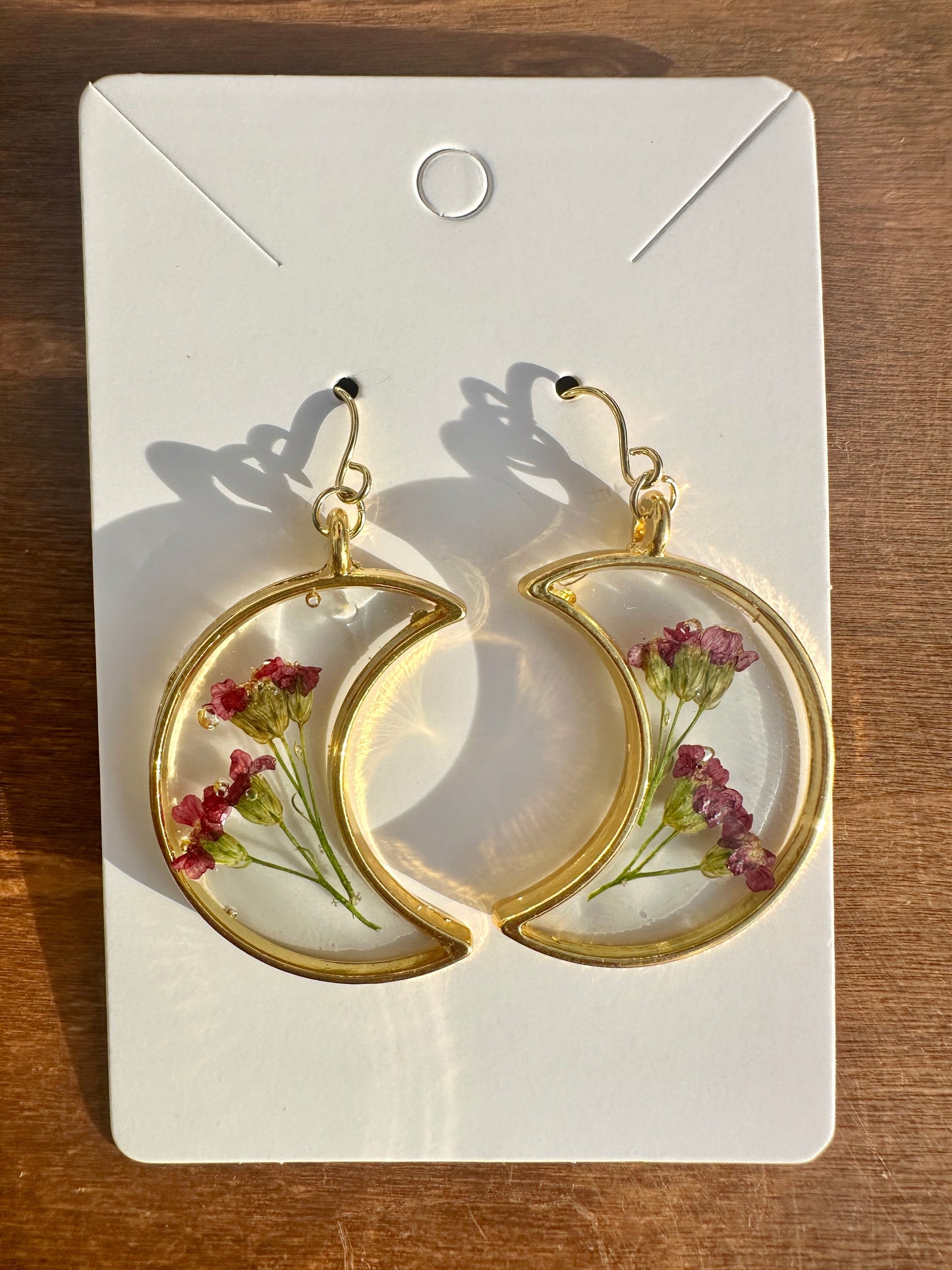 Gold Moon Earrings