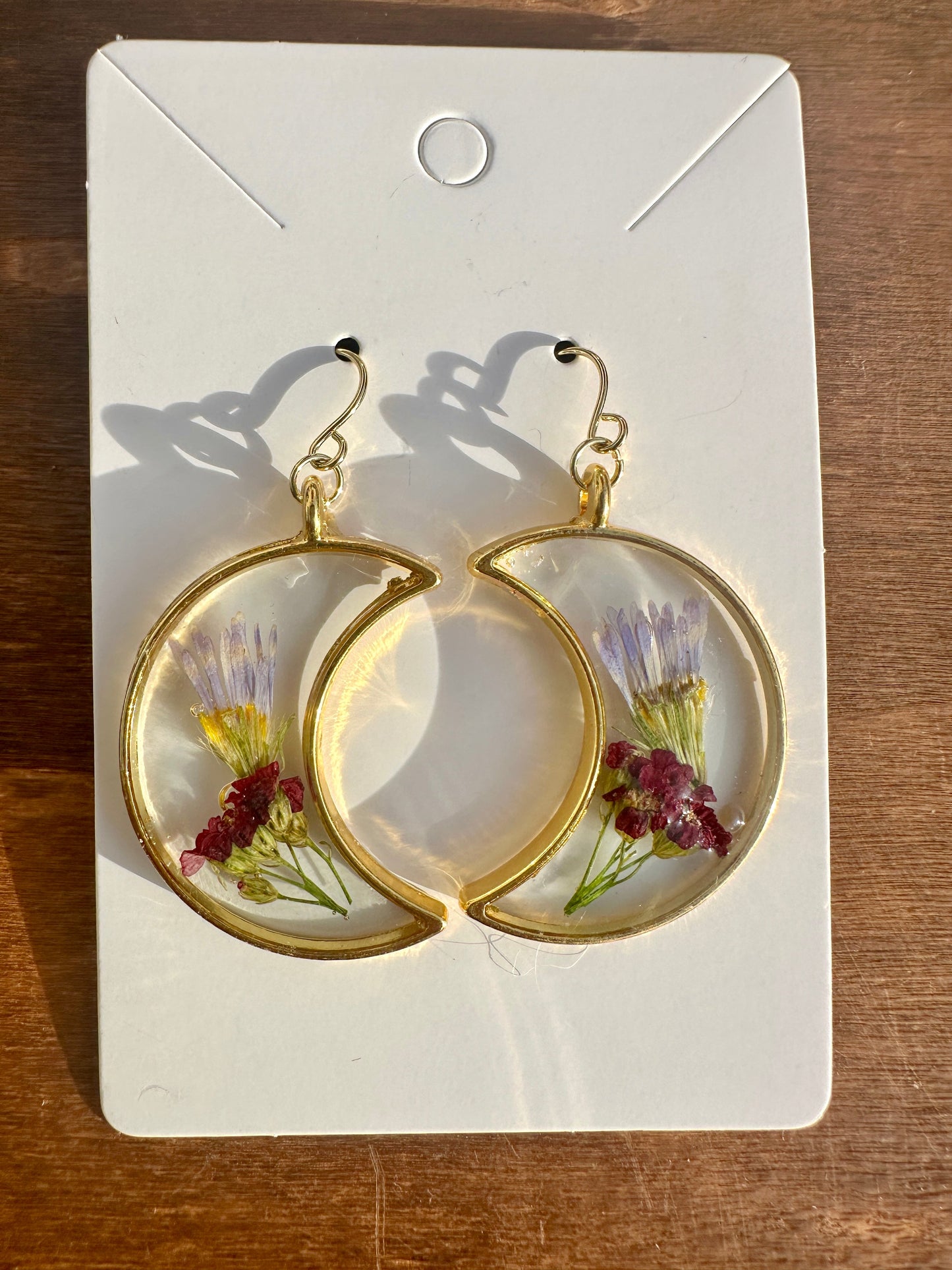 Gold Moon Earrings