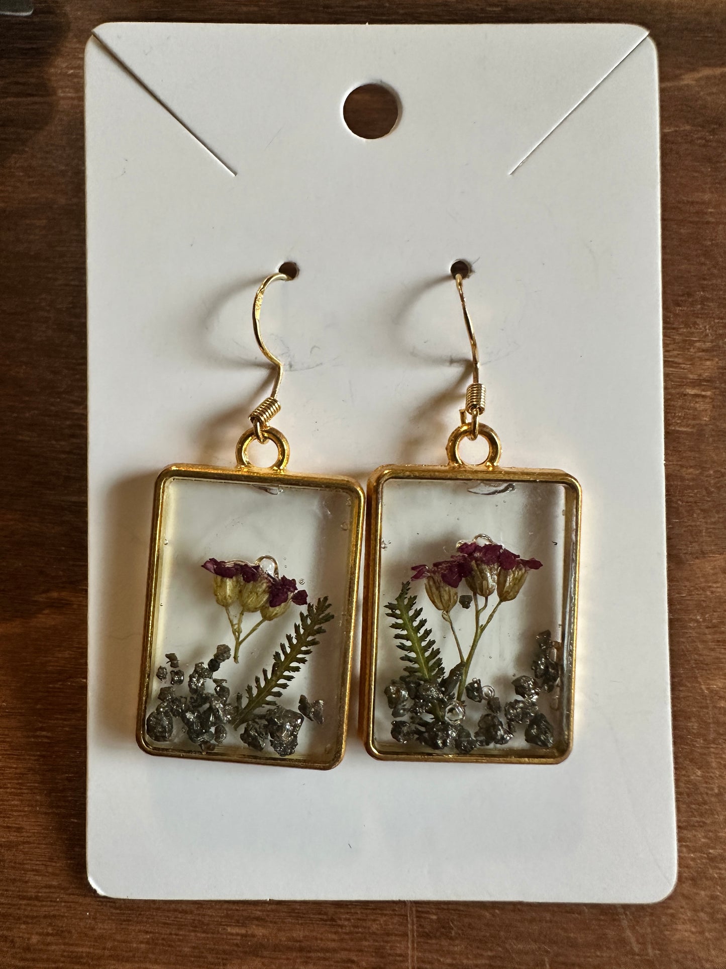 Gold Yarrow Rectangles