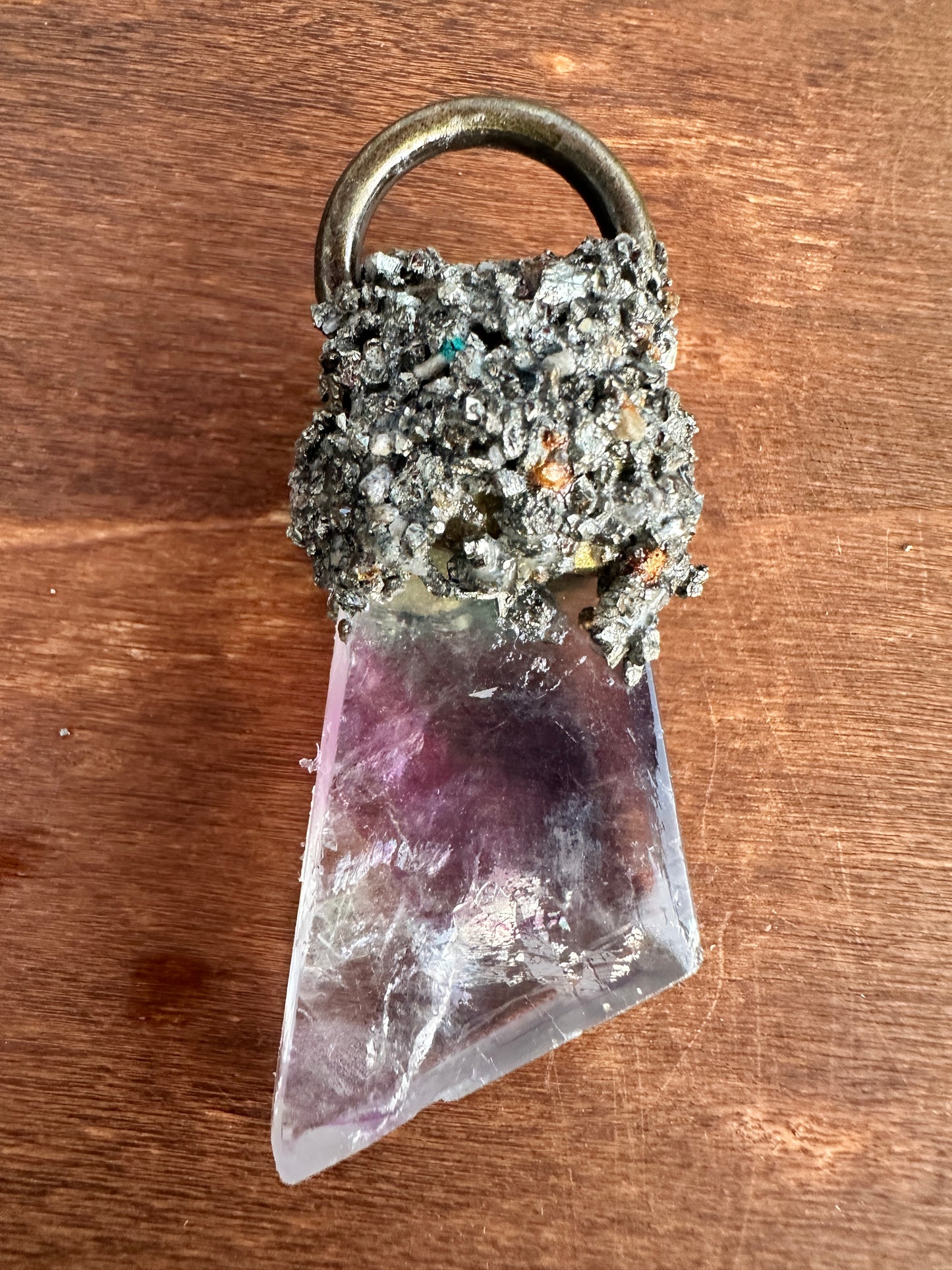 Icy Fluorite Pendant