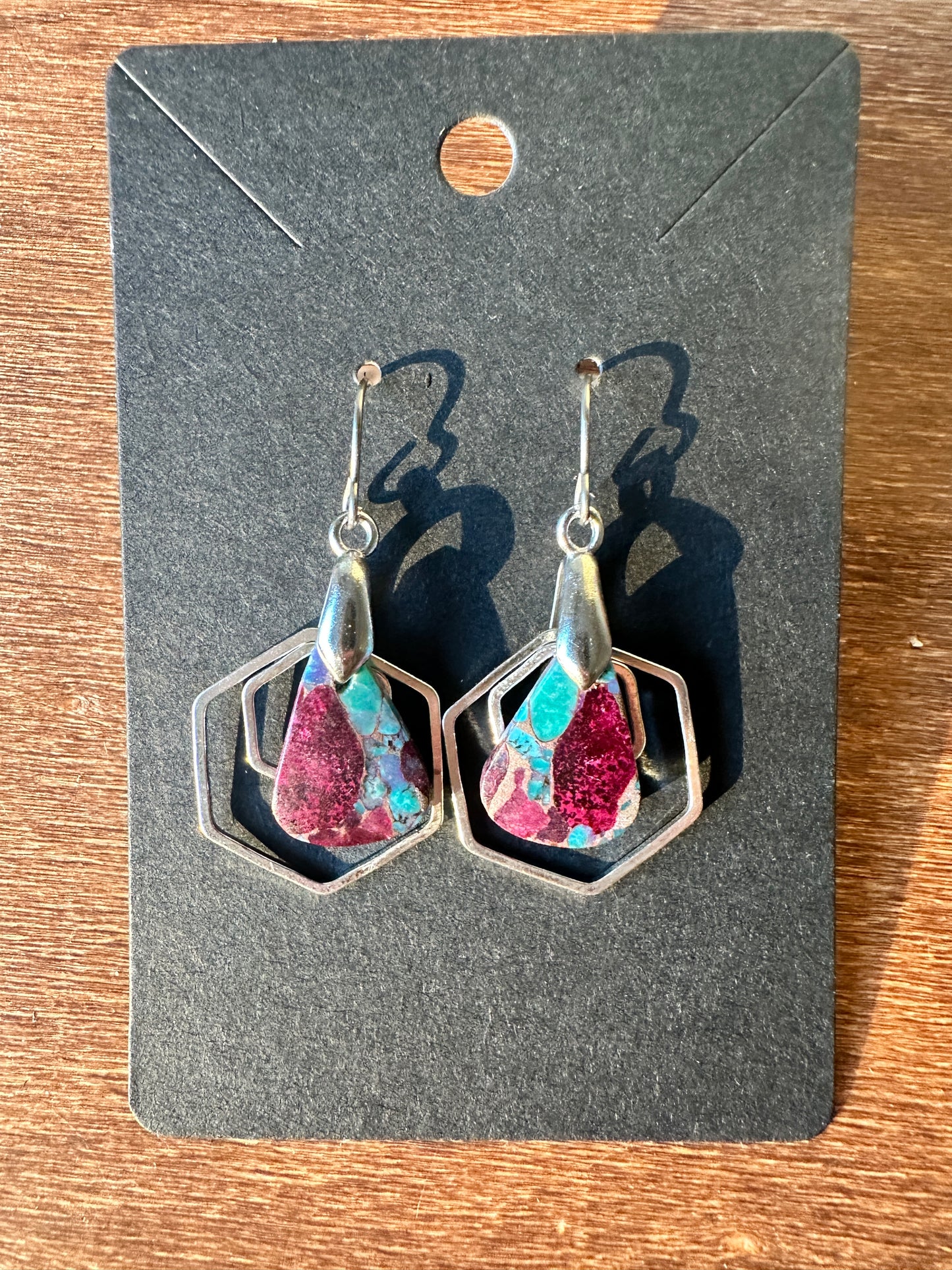 Mojave Turquoise & hexagons