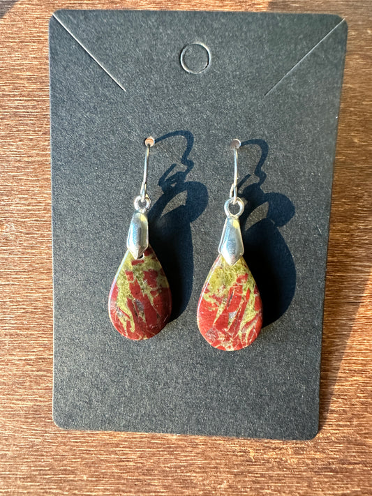 Dragons Blood Jasper (tear drops)