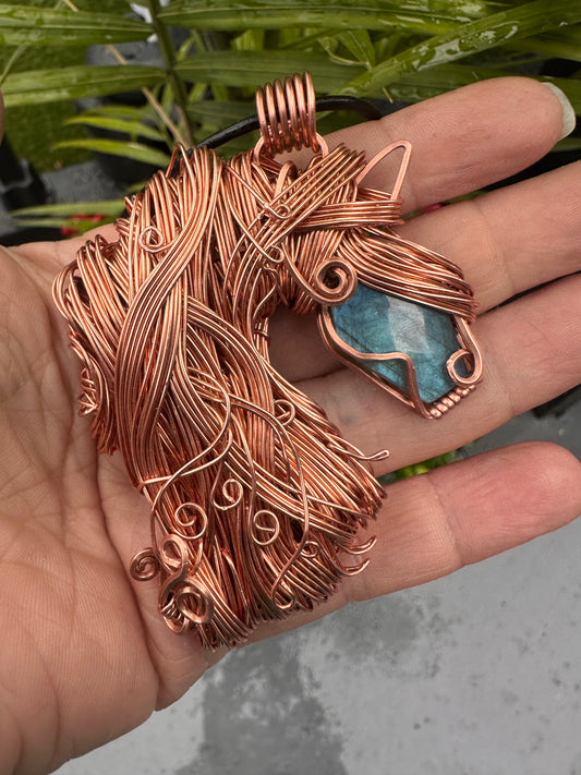 Wire Wrapped Horse ~ Marie