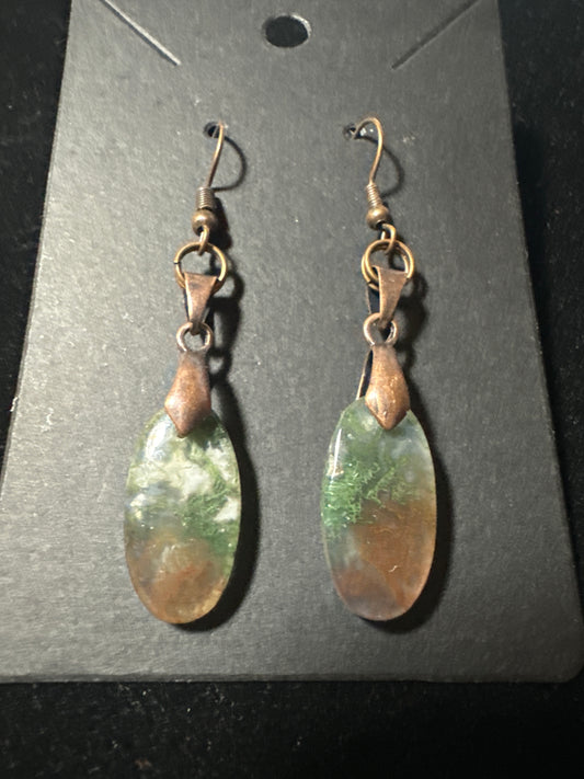 Moss Agate (& copper)