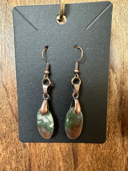 Moss Agate (& copper)
