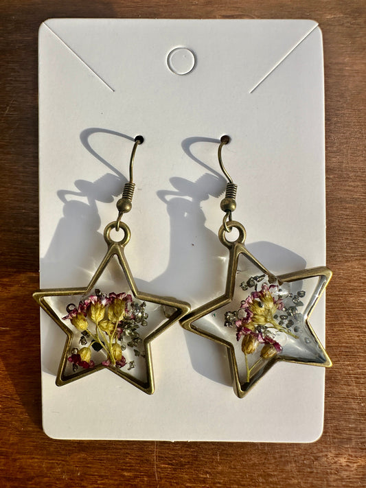 Bronze Star Earrings
