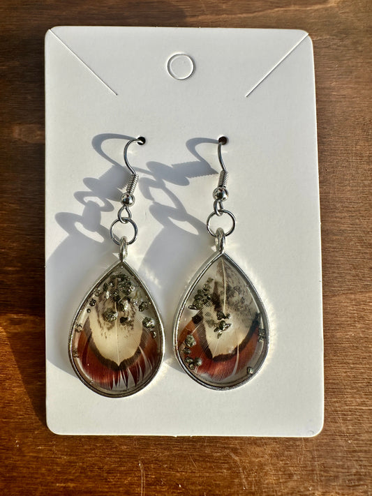 Silver Teardrop Earrings