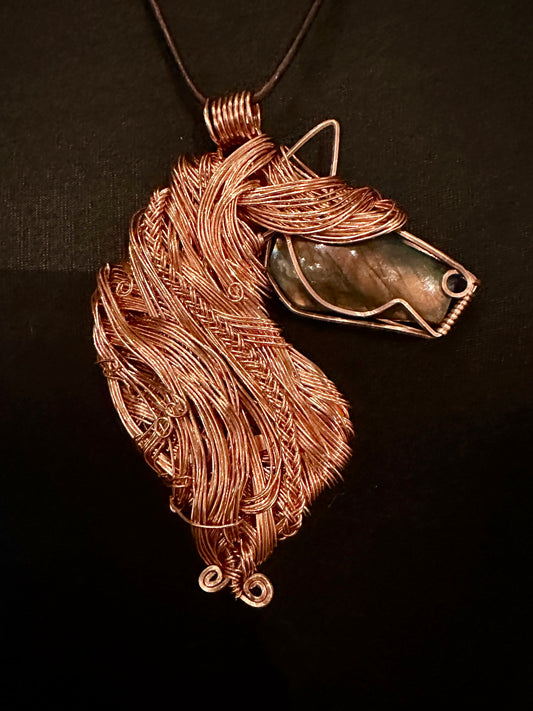 Wire wrapped horse ~ Horace