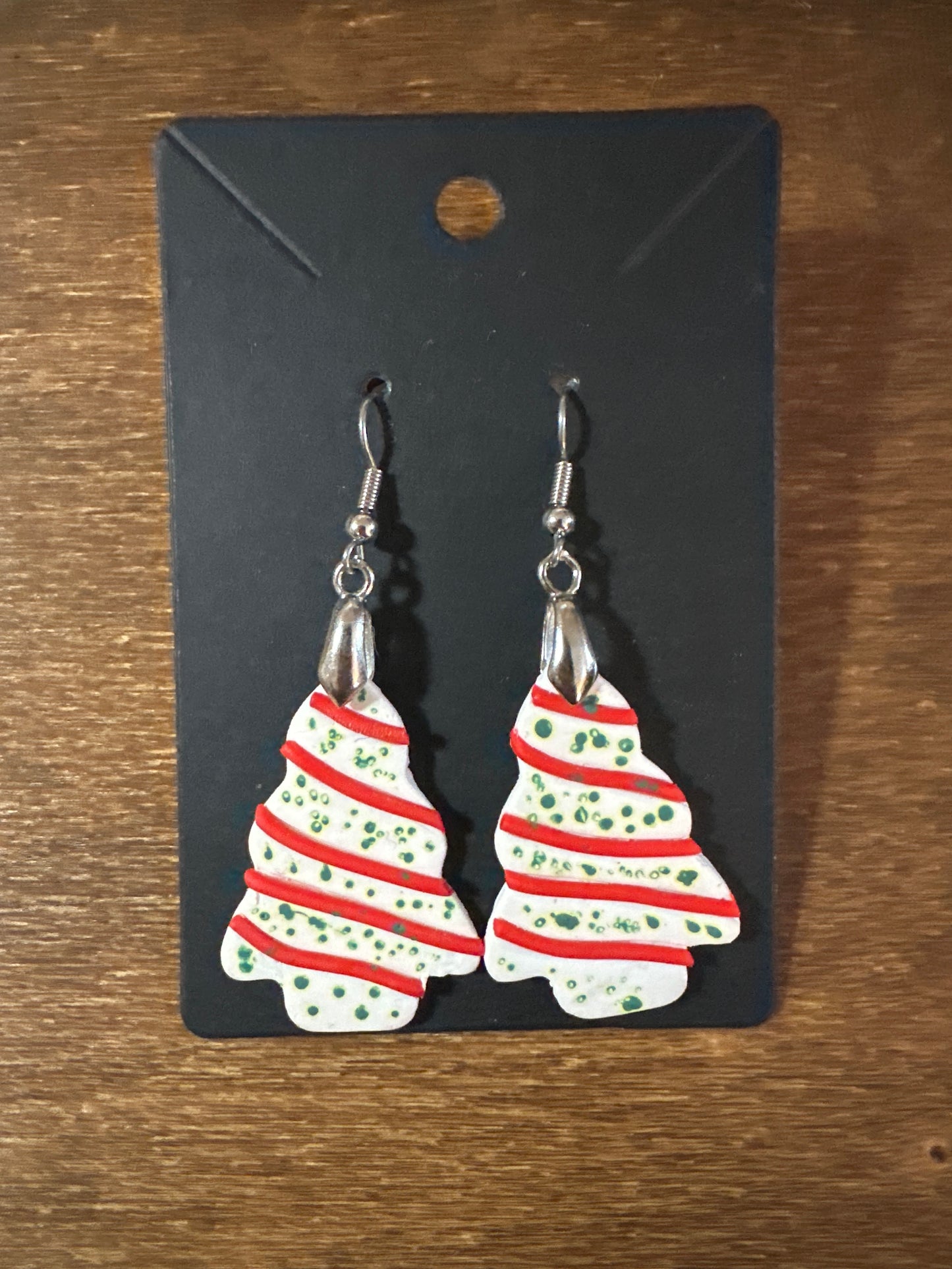 White Christmas Trees (with bail)