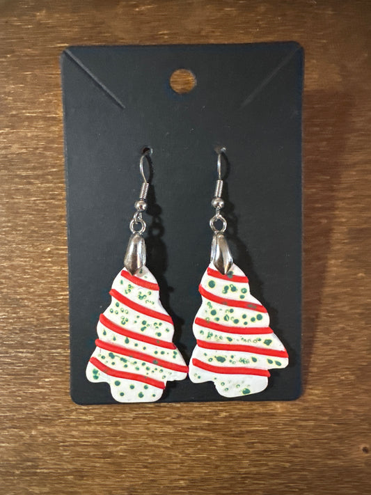 White Christmas Trees (with bail)