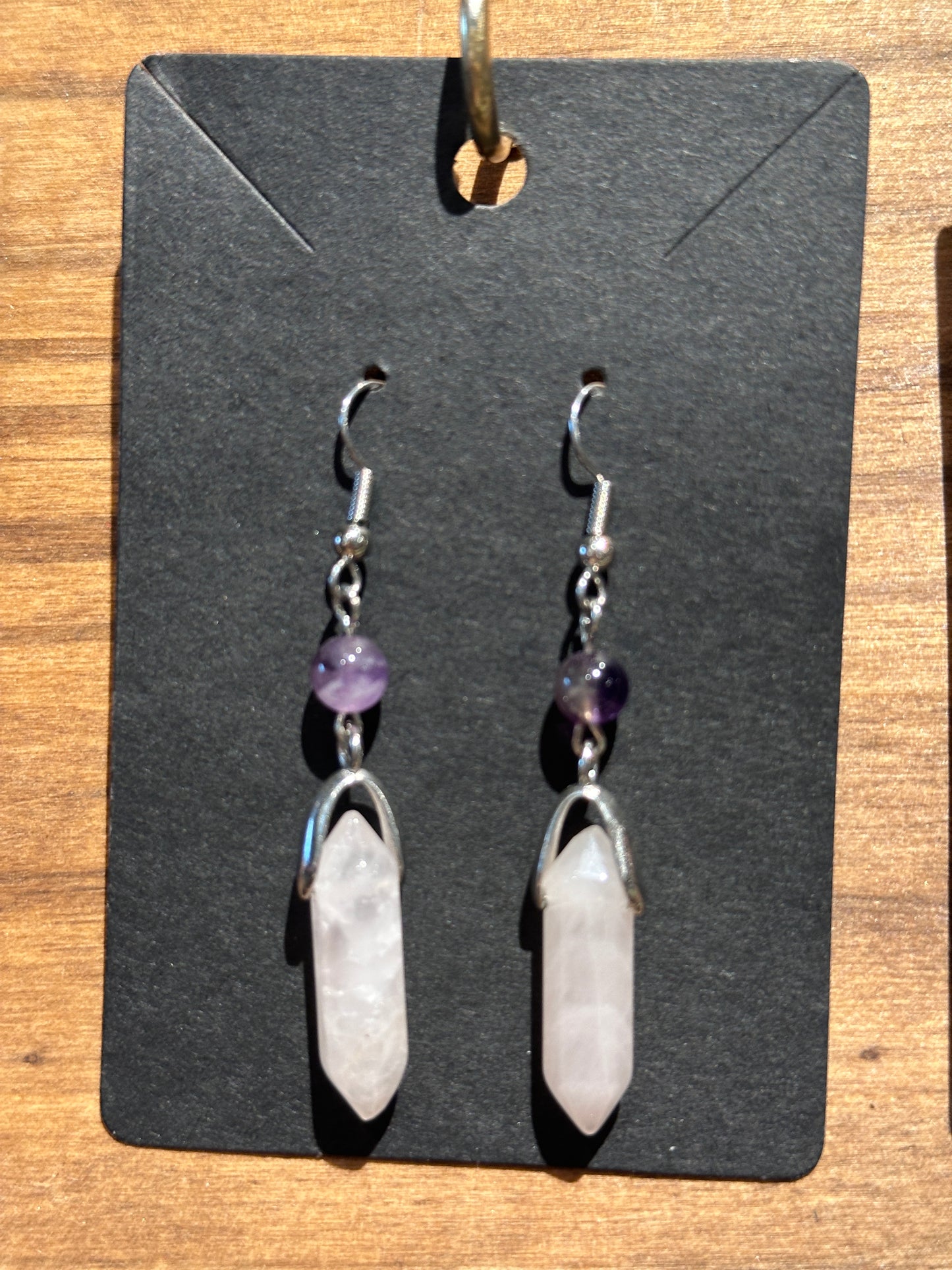 Rose Quartz Earrings