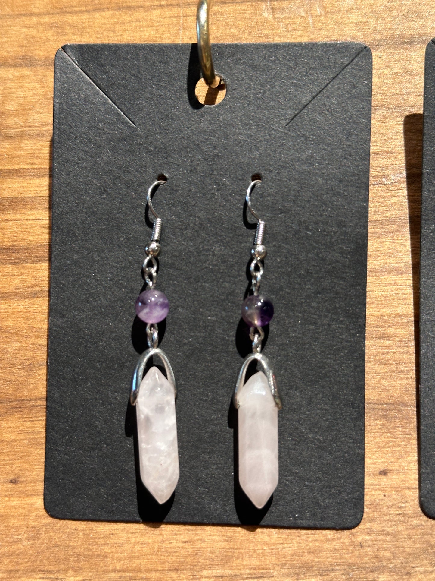Rose Quartz Earrings