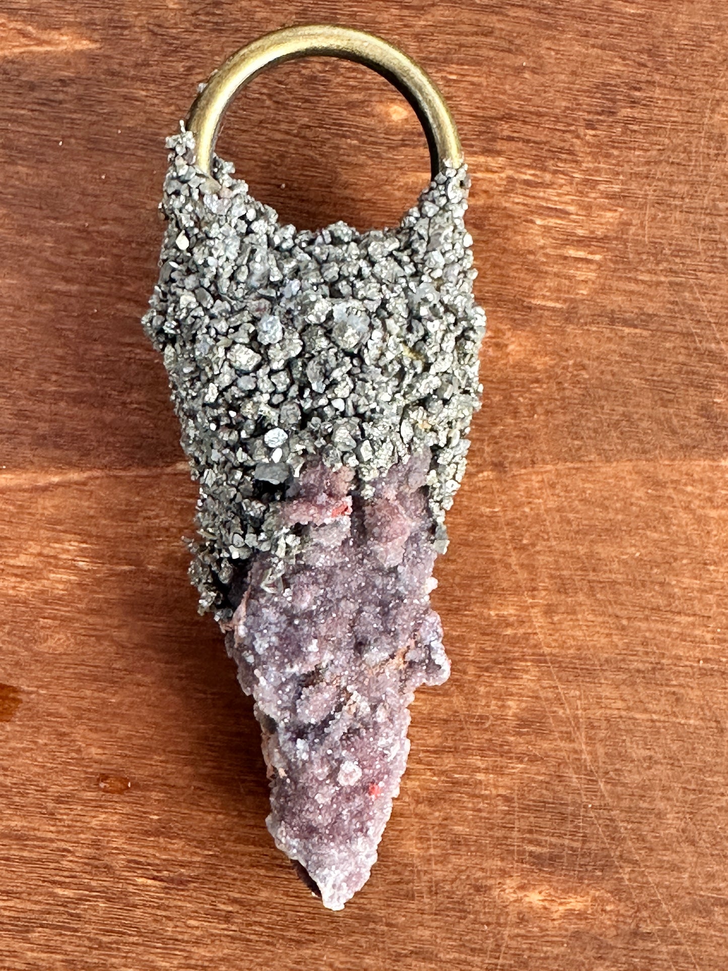 Moroccan Red Quartz with Pyrite