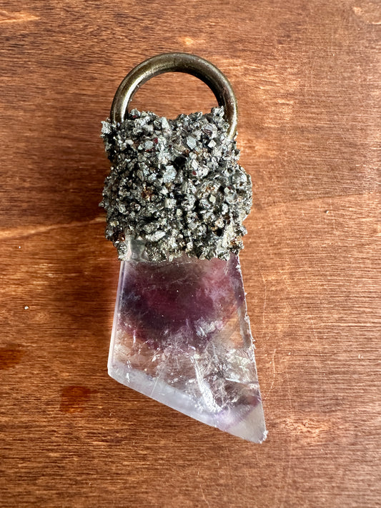 Icy Fluorite Pendant