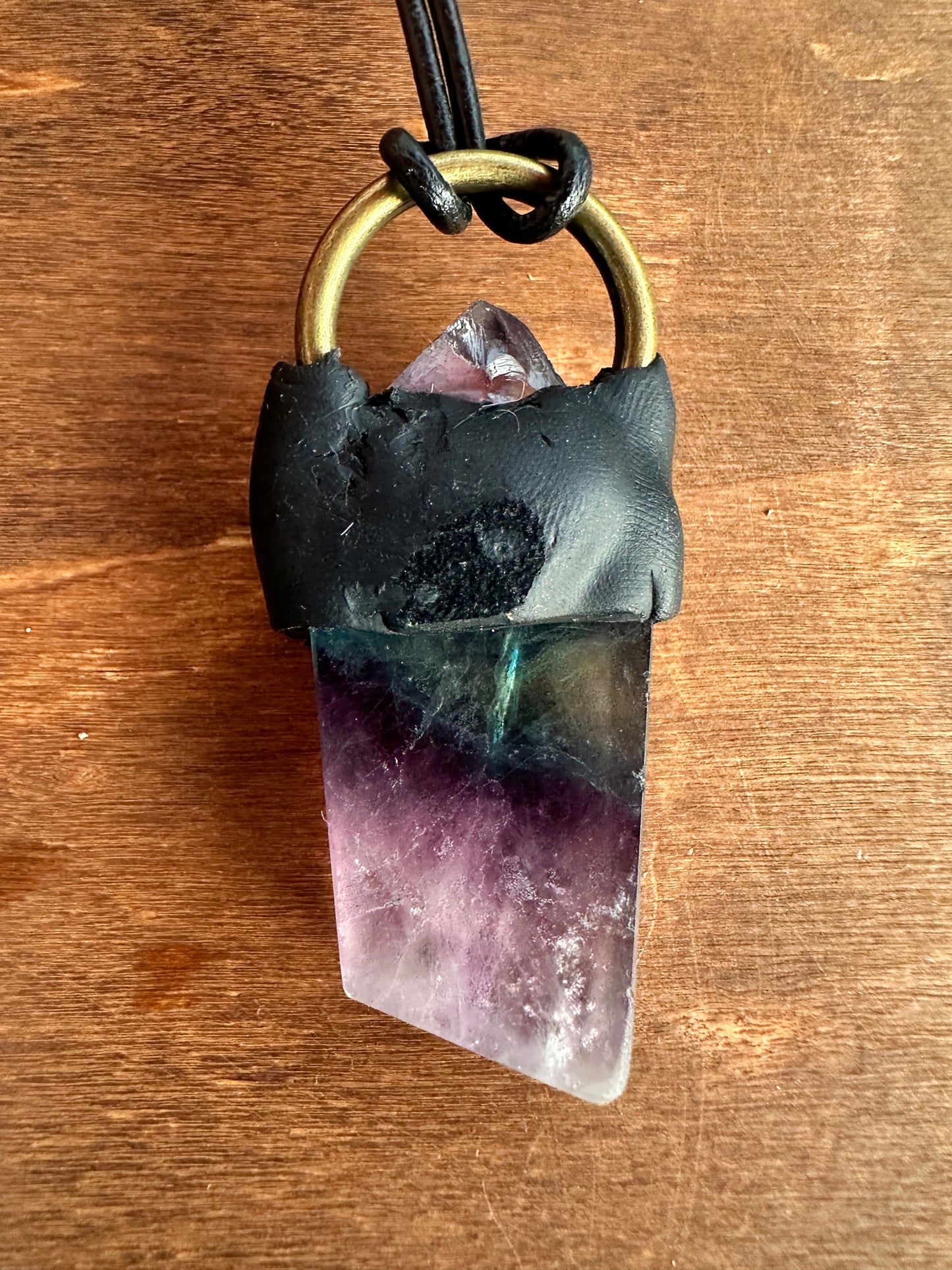 Purple/Green Fluorite & Amethyst