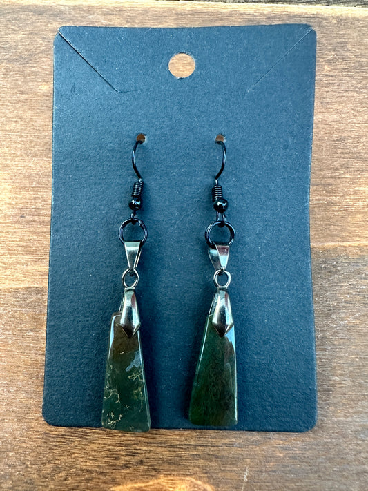 Moss Agate Earrings