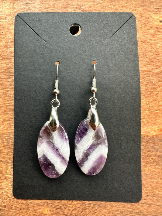Amethyst Chevron ovals