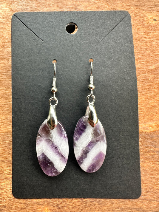 Amethyst Chevron ovals