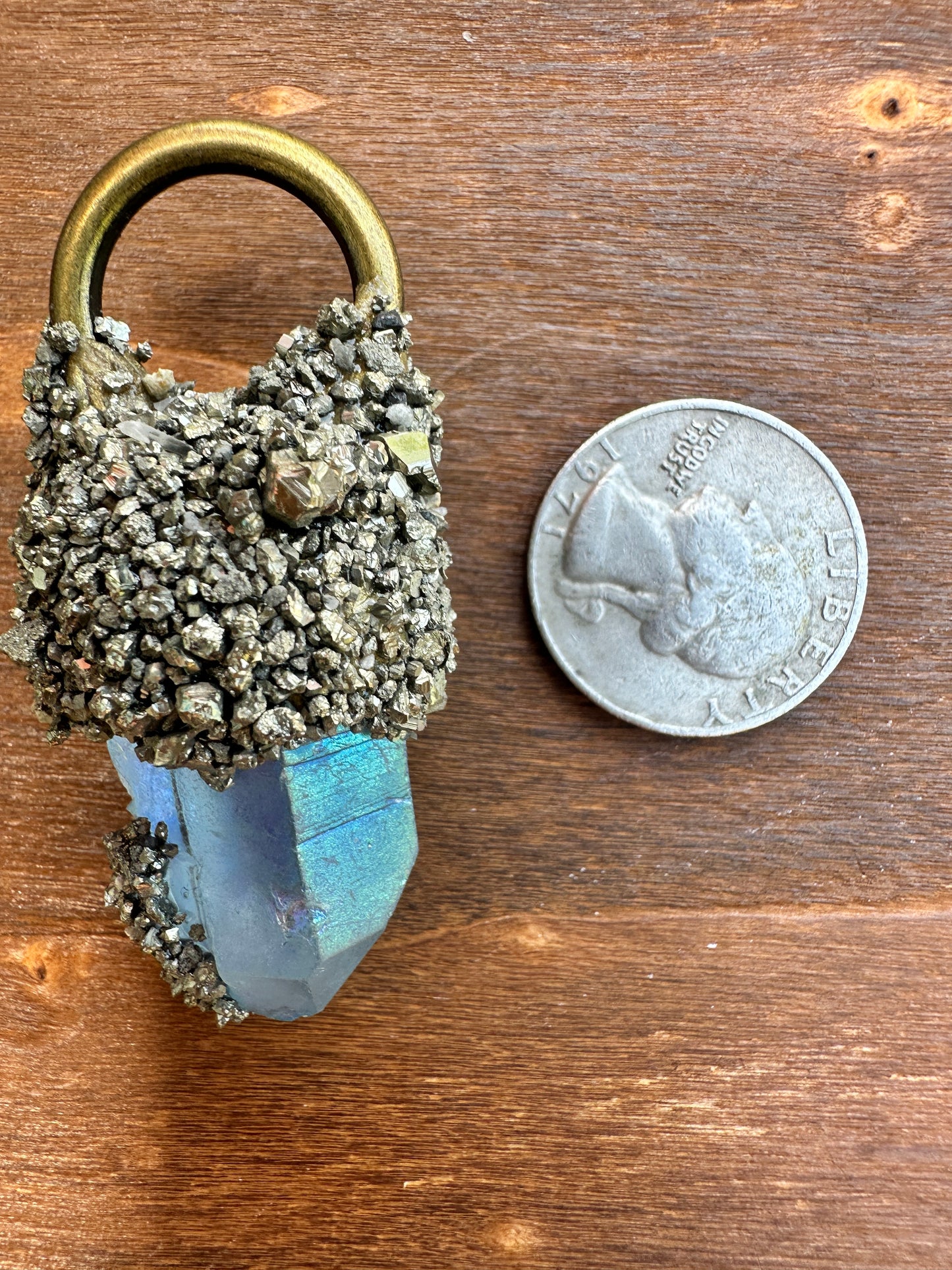 Aqua Aura Pendant