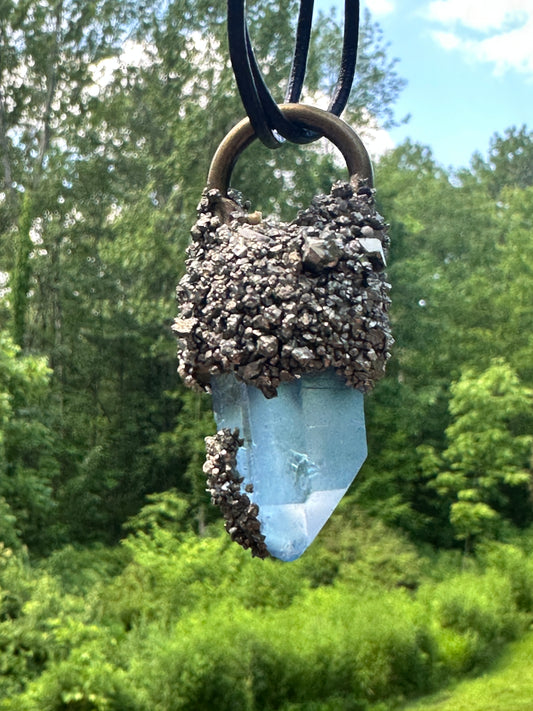 Aqua Aura Pendant