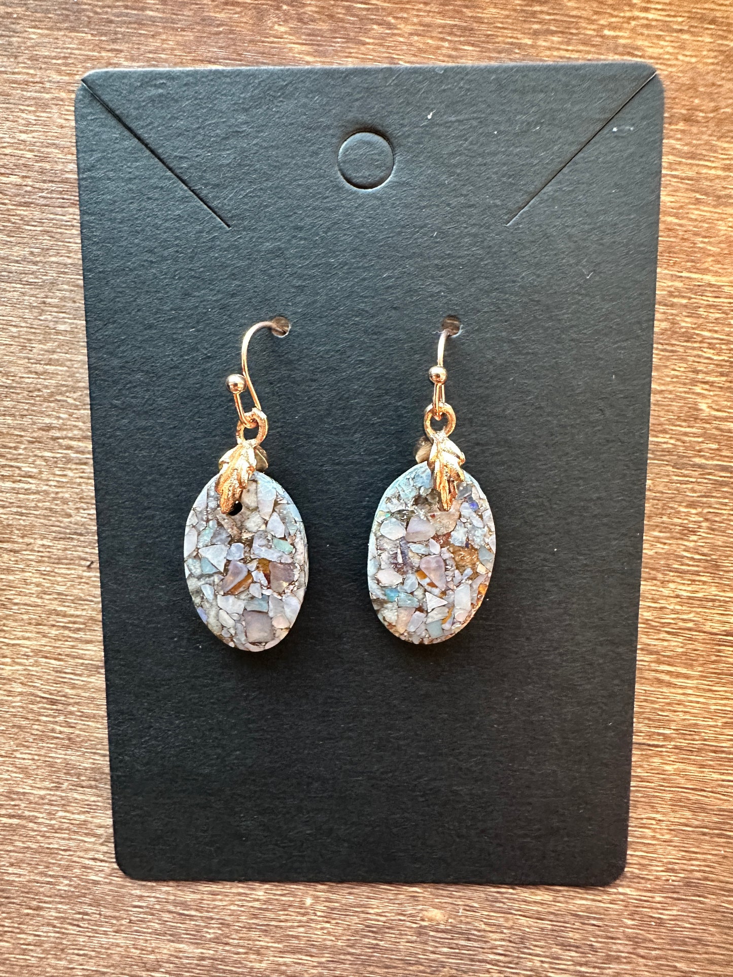 Opal ovals & rose gold