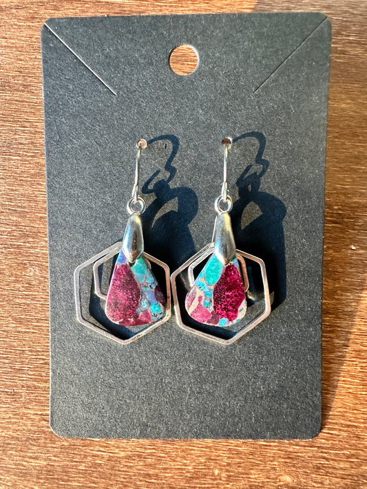 Mojave Turquoise & hexagons