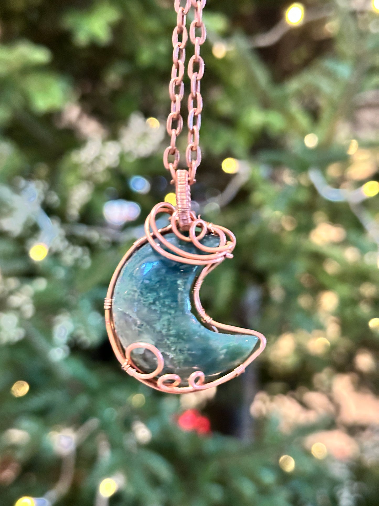 Moss Agate Moon
